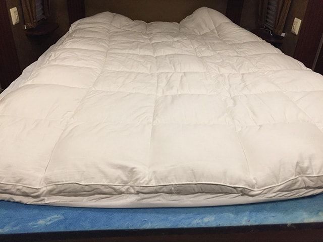 dual layer mattress topper