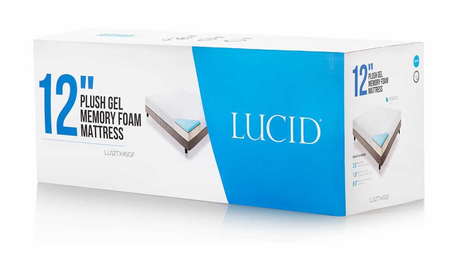 lucid jel foam mattress