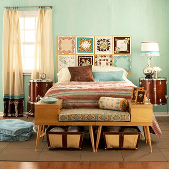 18 retro themed bedroom design ideas | the sleep judge