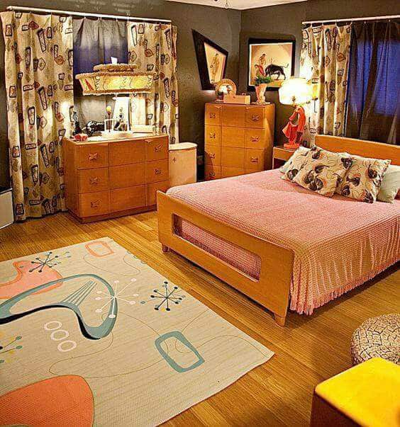 18 Retro Themed Bedroom Design Ideas The Sleep Judge