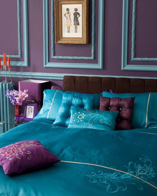28 nifty purple and teal bedroom ideas | the sleep judge