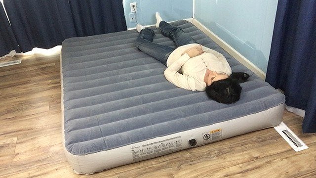 sound asleep air mattress camping