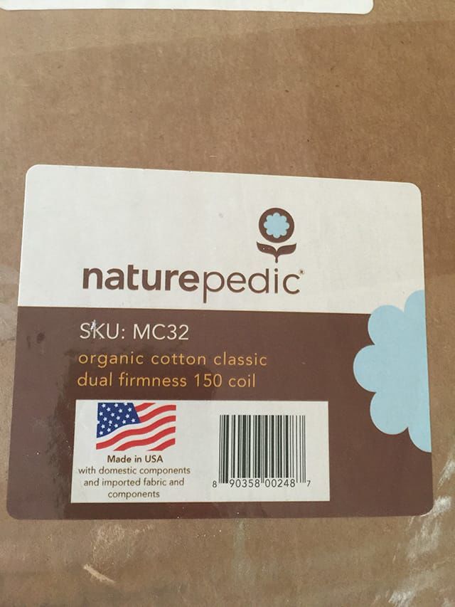naturepedic no compromise organic cotton