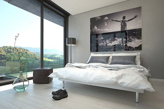 58 Awesome Platform Bed Ideas Design, Metal Bed Frame Floor Protectors