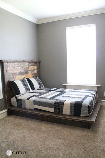 58 Awesome Platform Bed Ideas Design, Wood Platform Bed Frame Queen Diy