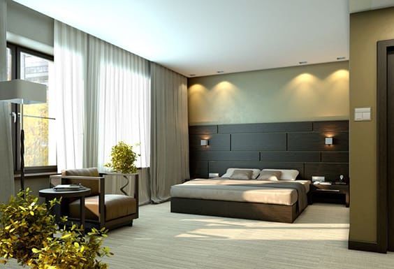 Featured image of post Contemporary Bedroom Back Wall Design : Contemporary style is on the edge of design right now.