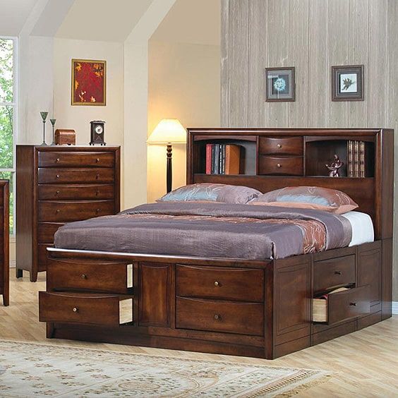 58 Awesome Platform Bed Ideas Design, Types Of Beds With Storage