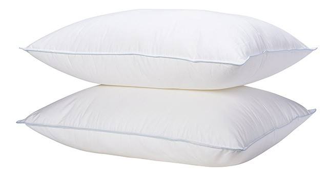 two soft pillows
