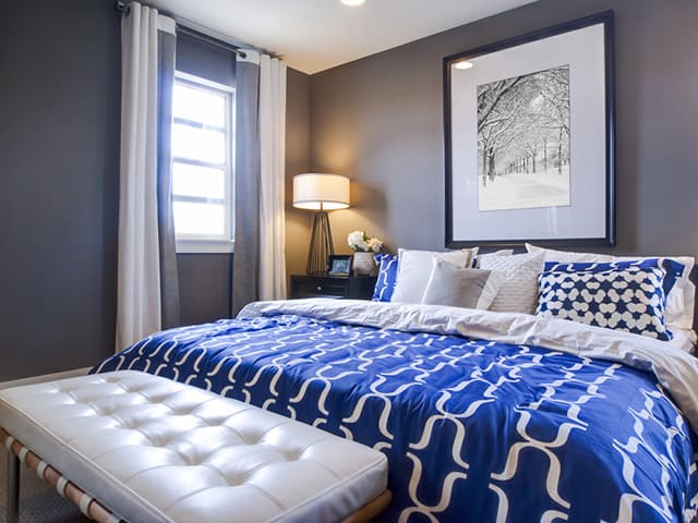 Master Bedroom Designs And Ideas, Royal Blue Headboard Bedroom Ideas