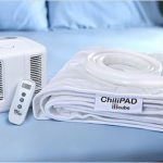 The ChiliPad Cube is the newest of the ChiliPad line of sleep comfort, and is designed to provide both single and dual temperature controls ranging in 55 to 110 degrees through circulated heated and cooled water.