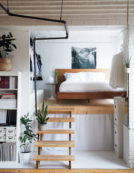 35 Mezzanine Bedroom Ideas The Sleep, Bed Frame With Stairs
