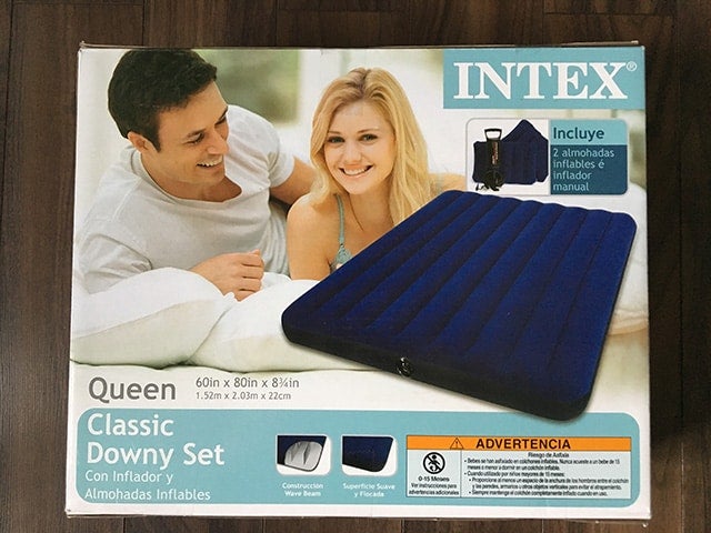 Intex Classic Downy Airbed Queen New