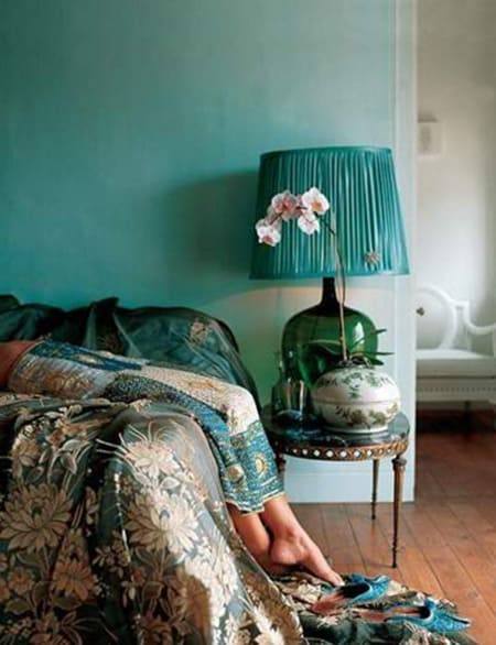 Trang trí Phòng ngủ màu xanh lam đẹp