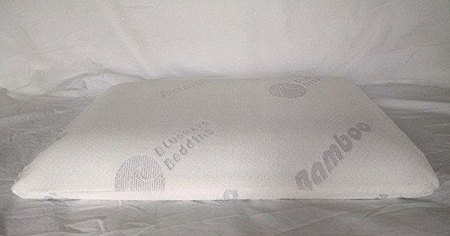 Bluewave Bedding Ultra Slim CarbonBlue Max Cool Gel Memory Foam Pillow Standard 