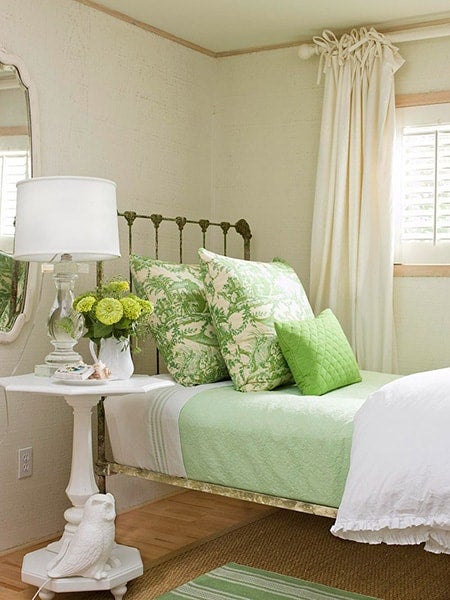 Green Bedroom Ideas, Green Bedding Ideas