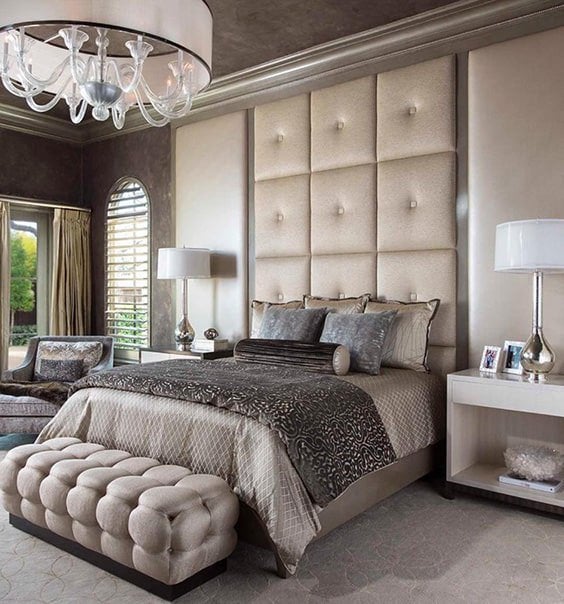 bedroom bubbly glamour