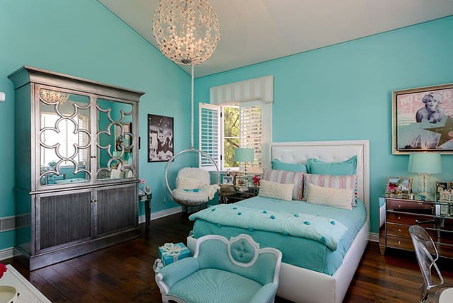 Turquoise Bedroom Designs