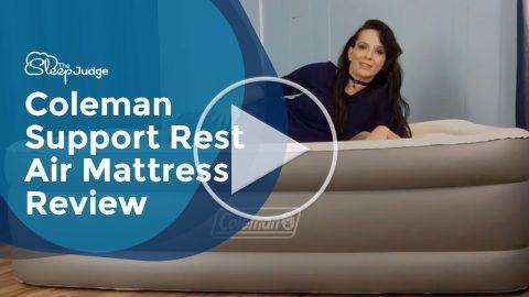 Coleman Support Rest Air Mattress Video Review