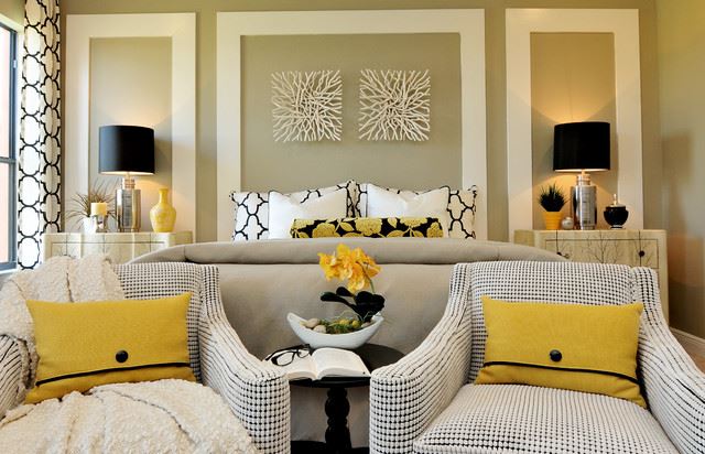 75 Of The Best Bedroom Wall Décor And Art Ideas Sleep Judge - Yellow And Grey Bedroom Wall Decor
