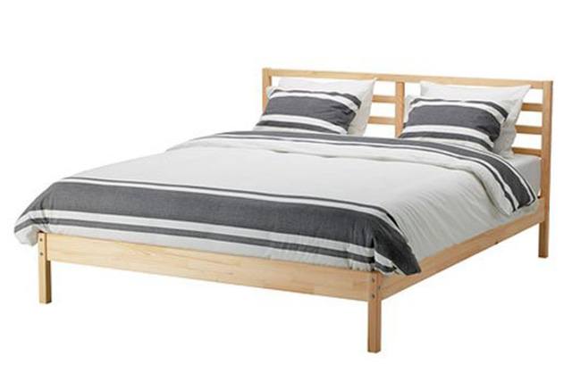 Tarva Bed Frame Review The Sleep Judge, Queen Bed Frame Slats Ikea