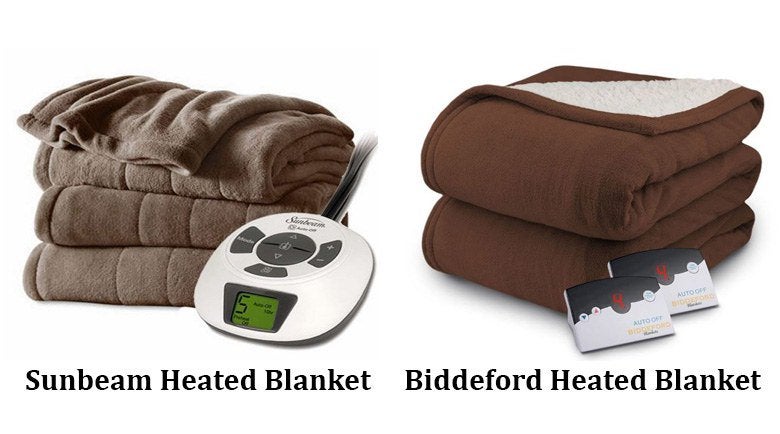 Sunbeam vs Biddeford Electric Blankets