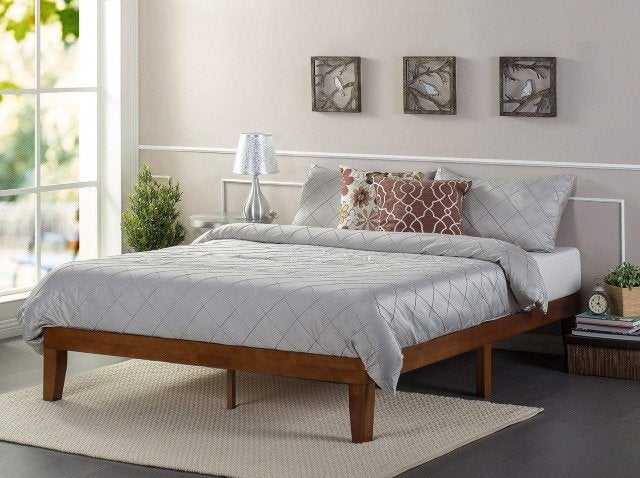 bed frame with headboard for memory foam mattress