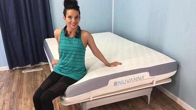 jessica-happily-sitting-in-nuvanna-mattress