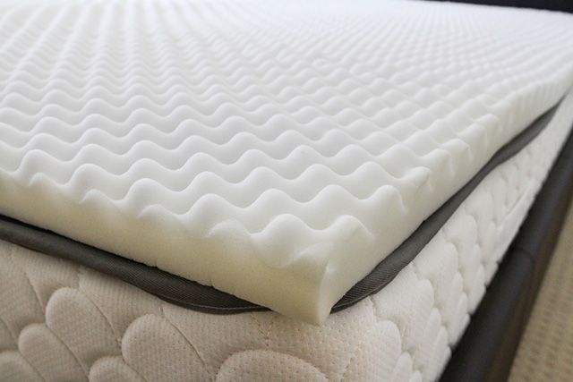 16Inch Memory Foam Topper Mattress Cover Queen Size Bed Pad Matress Stretches 
