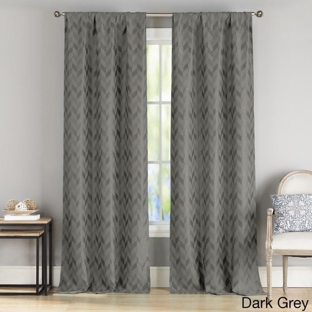 Gray Blackout Curtains Create A More, Grey And Pattern Curtains