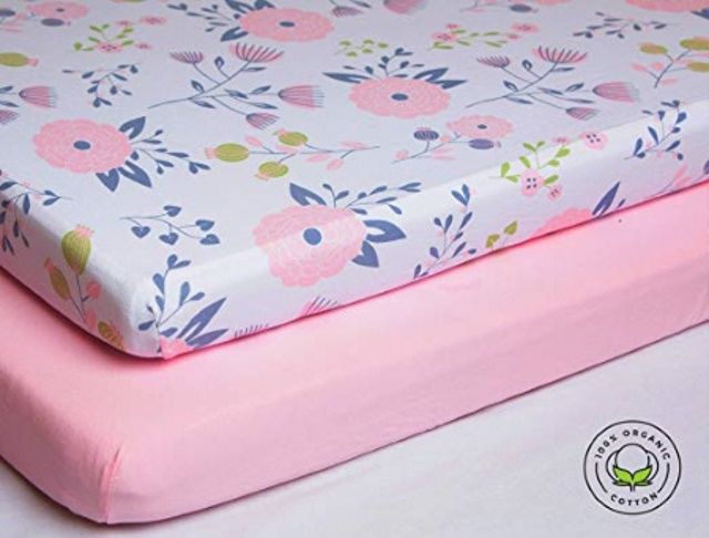 52x28 Baby Bedding Pre-Washed Softest Mattress Sheets for Toddler Boy or Girl Green Green 52x28 Baby Bedding Pre-Washed Softest Mattress Sheets for Toddler Boy or Girl LAT 100% Cotton Muslin Fitted Crib Sheet 