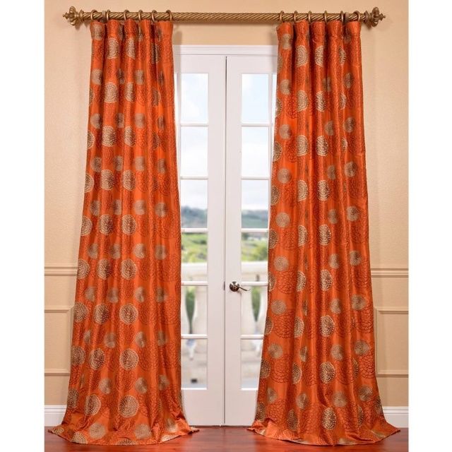 Image result for orange curtains