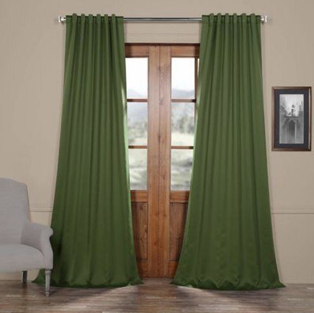 19 Blackout Curtains In Green 17 Is, Emerald Green Taffeta Curtains