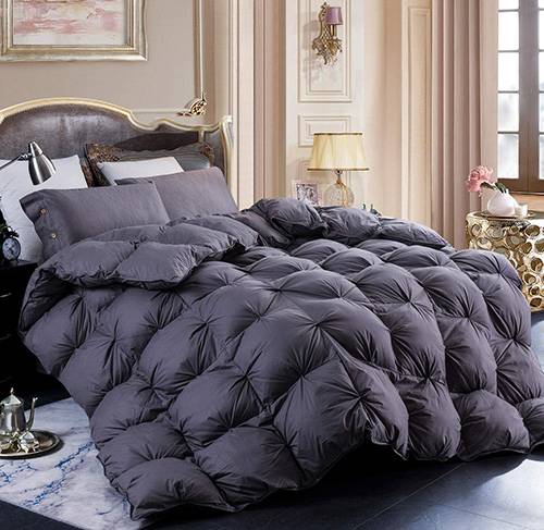 Details about   ELNIDO QUEEN Heavyweight Winter Comforter Duck Down and Feather Duvet with 100% 