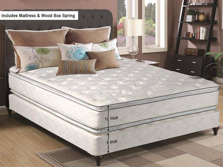 cal king pillow top mattress double sided