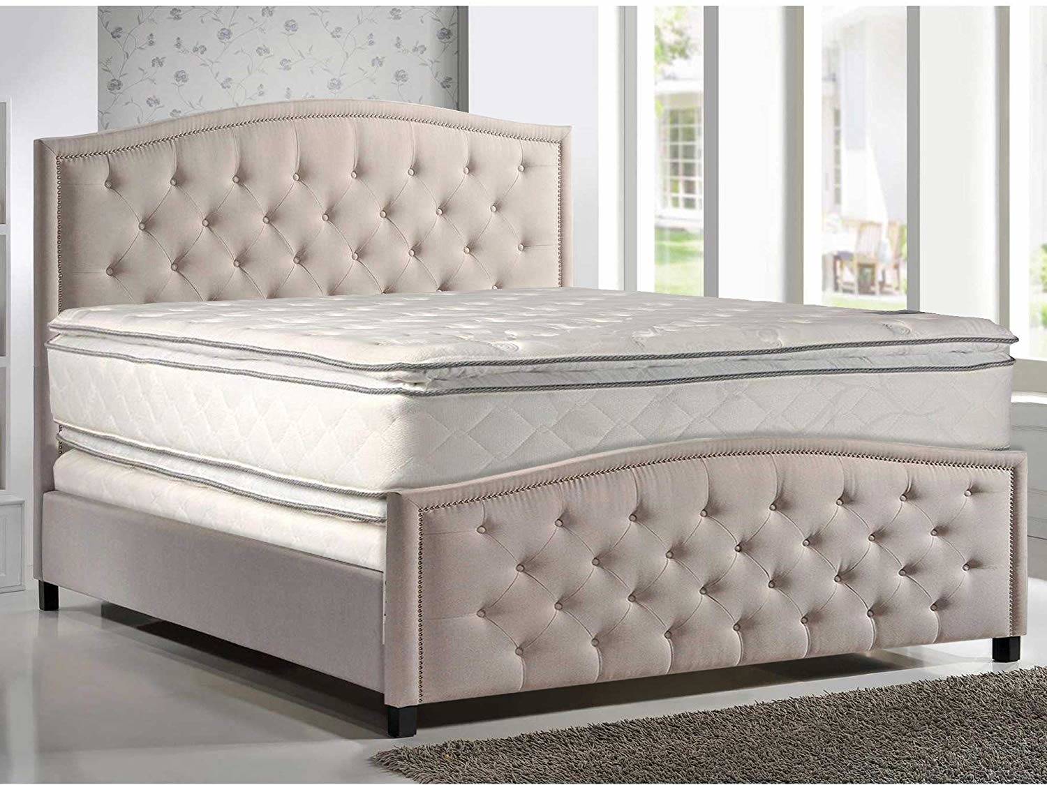 Best Double Sided Pillow Tops Mattress, Box Spring Mattress For King Size Bed