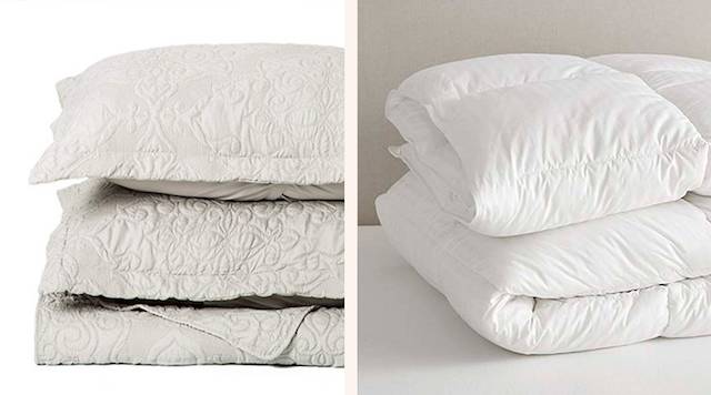 Comforter Vs Bedspread What S The, Duvet Vs Comforter Coverlet