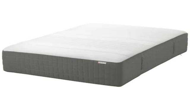 haugsvär spring mattress medium firm dark gray