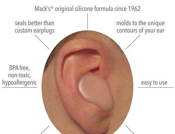 Silicone Ear Plugs BPA Free Snoozers feature