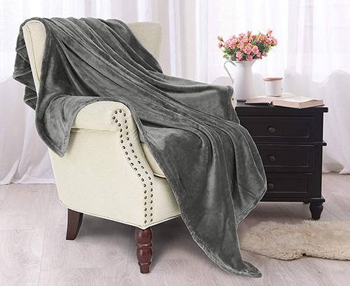 WENZHEN Flannel Velvet Plush Throw Blanket,Flannel Blanket Super Soft Warm Cozy Bed Blanket Plush Lightweight Sofa Throw Blanket-A_150*200cm2kg