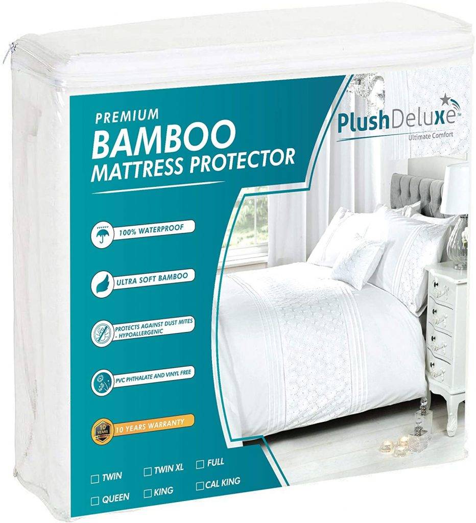 Mattress Protector  Extra Thin Waterproof Cover is Resistant to Fluids 
