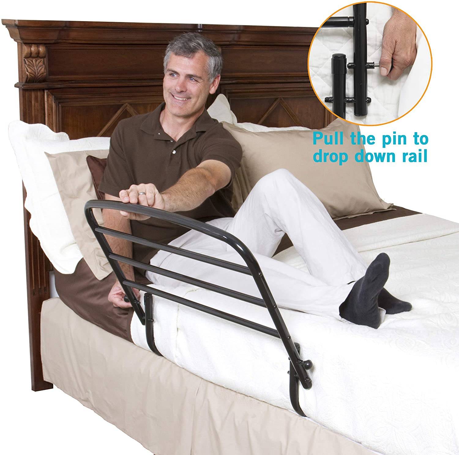 Best Bed Rails for Senior Reviews 2022 - The Sleep Judge