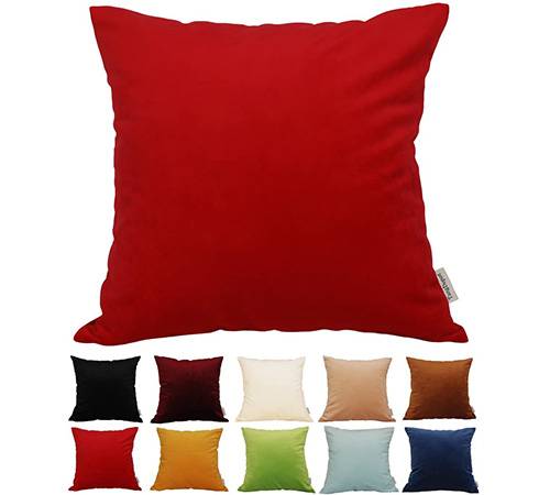 Details about   Euro Pillow Sham Set Ultra Soft Pillowcase Set of 2 Square Pillow Covers 26"x26" 