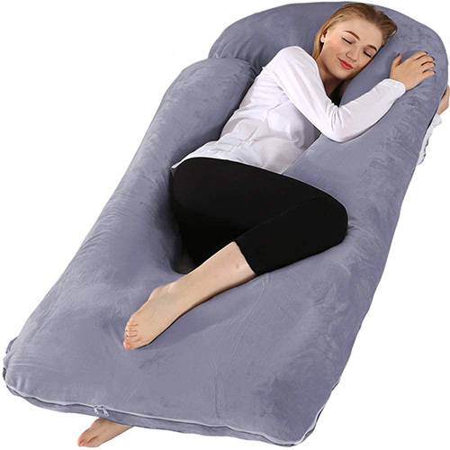 BATTOP U Shaped Full Body Maternity Pillow for Pregnant Women with Washable 