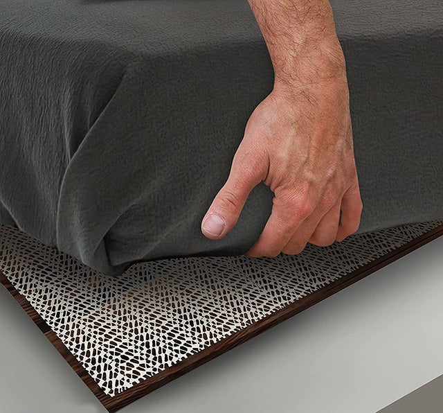 TRU Lite Bedding Extra Strong Non-Slip Mattress Grip Pad - Heavy Duty Rug  Pad - Secures Carpets and Furniture - Easy, Simple Fit - Full Size - Non