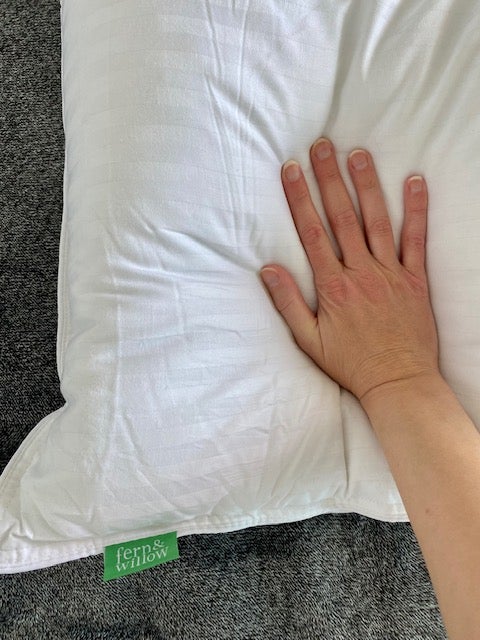 Allergic to feathers? I tried a down alternative. Fern & Willow Pillows  REVIEW 